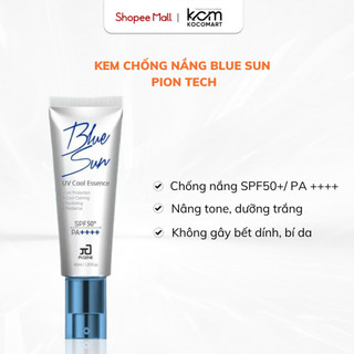Kem chống nắng kiềm dầu kháng nước  Sunscreen Blue sun Pion Tech UV Cool Essence SPF50+/PA++++ 40ml