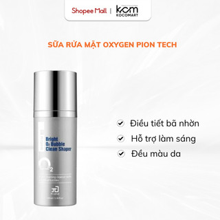 Sữa rửa mặt công nghệ Nano tạo bọt khí sạch sâu đa tầng không khô da Bright O2 Bubble Clean Shaper Pion Tech 100ml