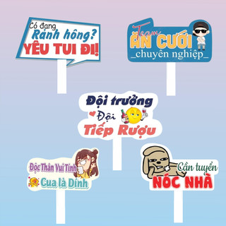 HASHTAG cầm tay chụp ảnh Đám cưới, Happy Wedding [ĐC3]