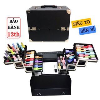  Cốp đựng đồ nail Hamaca LS37 size to 3 tầng đựng vừa máy hơ T8 máy hơ nail sơn nail LINHSHOPvn 