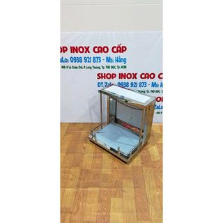 - bàn thờ ông địa có mái - bàn thờ inox cao cấp cỡ đại - mã: bth4050i – tr2 -