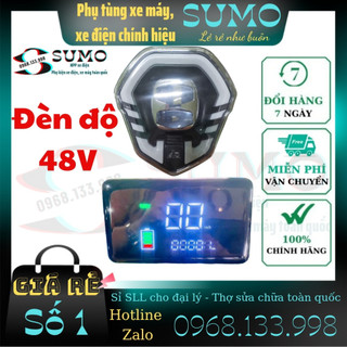 Đèn độ xe đạp điện 48v, đèn lục giác độ xe đạp điện 48v - phụ tùng xe sumo