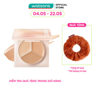 Kem Che Khuyết Điểm 3 Màu Colorkey Targeting Three-colour Concealer Palette 3.9g