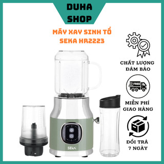 Máy xay sinh tố Seka HR2223 thiết kế 3 cối say, đảm bảo vệ sinh khi say phân loại từng loại thực phẩm