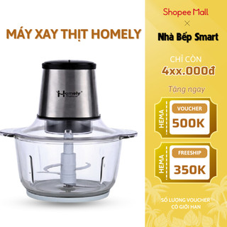 Máy xay thịt Homely HL518, máy xay thịt đa năng, máy xay tỏi ớt, bảo hành 12 tháng