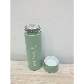 Bình nước lõi thủy tinh bọc nhựa 400ml