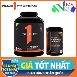 Combo Whey Rule 1 Protein + EAA Rule 1 - Combo tiện lợi tăng cơ phục hồi cơ bắp