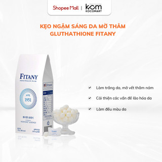 Kẹo ngậm hỗ trợ sáng da, mờ thâm Vitamin C GLUTATHIONE 3000mg FITANY