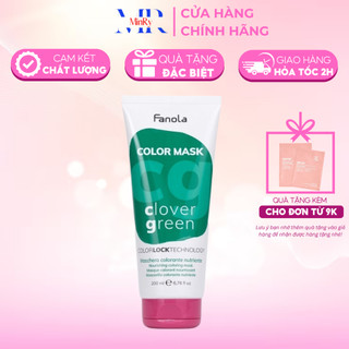 Mặt nạ ủ dưỡng bổ sung hạt màu xanh rêu Fanola Clover Green Color Mask 200ml, tăng cường màu sắc | HAIRSHOP MINRY