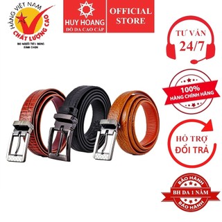 Dây thắt lưng nữ Huy Hoàng vân cá sấu 2,5P màu da, đen, nâu HP5120-21-22