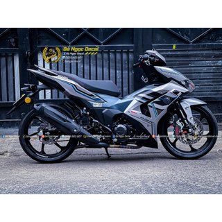 Tem rời rs150r dán xe winner x v3 màu bạc xanh đen