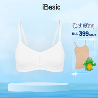 Áo ngực học sinh cotton cài sau iBasic VA107