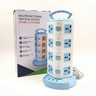Ổ cấm điện 4 tầng 16 ổ cấm 3 cổng usb