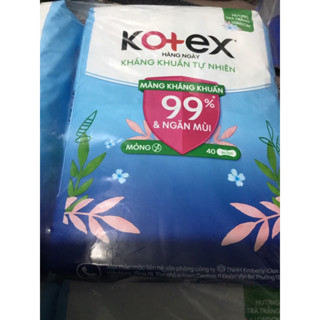 Hcm- (Gói 40 Miếng Loại Nhỏ 15cm Không Cánh ) - Combo 4 Gói Kotex Hàng Ngày Kháng Khuẩn - HSD luôn mới