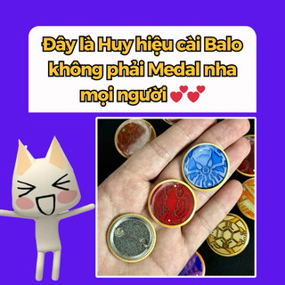 Huy hiệu Ghim Cài Áo Karmen Rider OOO 🔴🟡🟢 handmade