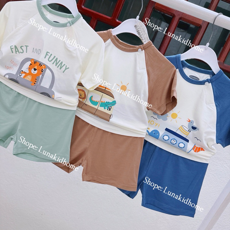 -Bộ cộc tay cài vai sợi tre, peptit