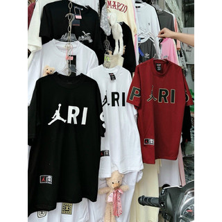   Áo thun chất cotton khô 3158 form rộng tay lỡ - Paris