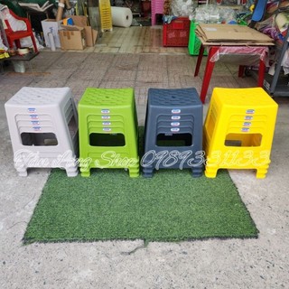 Combo 04 Ghế nhựa lùn size đại - Duy Tân