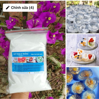 1KG Bột Thạch Trắng có thể thay bột rau câu