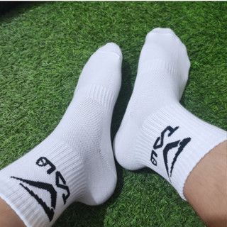  Tất Thể Thao Trắng Talo Cotton Unisex - Thoáng Khí Kháng Khuẩn Chống Mùi. 