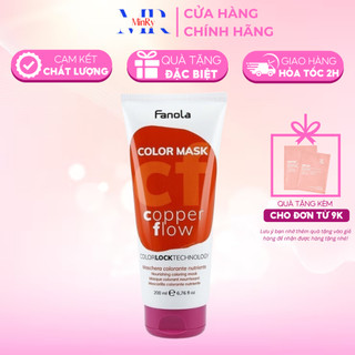 Mặt nạ Fanola ủ dưỡng bổ sung hạt màu đồng Copper Flow Color Mask 200ml, tăng cường màu sắc | HAIRSHOP MINRY
