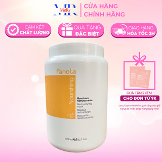Hấp dầu Fanola cung cấp độ ẩm sâu, phục hồi cấu trúc tóc hư tổn Nutricare Mask 1500ml giúp tóc mềm mại | HAIRSHOP MINRY