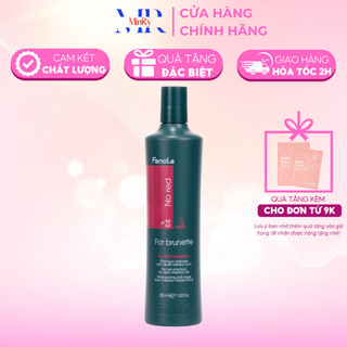 Dầu gội khử đỏ, giữ tóc bền màu Fanola No Red For Brunette Shampoo 350ml, ngăn chặn phai màu | HAIRSHOP MINRY