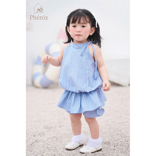 Set váy yếm Nila bé gái - Phénix