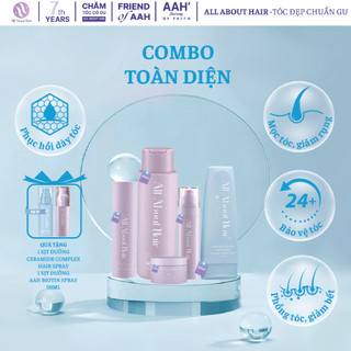  AAH Bộ 5 Sản Phẩm Ủ, Tẩy TBC, Gội, Xả, Xịt Dưỡng - Full Set 5