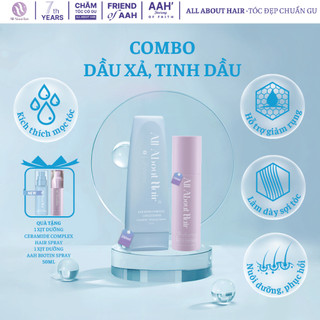  AAH Combo 2SP Tinh Dầu Ủ & Dầu Xả - Oil Treatment & Condition