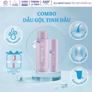  AAH Combo 2SP Tinh Dầu Ủ & Dầu Gội - Oil Treament & Shampoo All About Hair