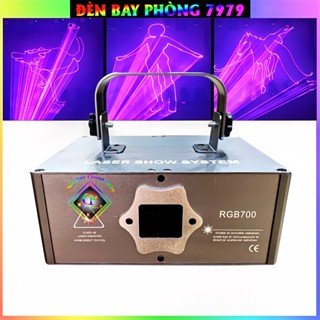 Đèn Laser RGB 700 Cảm Biến Nhạc Công Nghệ 3D, Quét tia, Chiếu hình, Nhiều Màu  Dùng Cho Phòng Bay