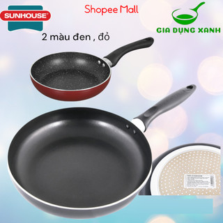 Chảo chống dính bếp từ SUNHOUSE SHM20MR - SH24G SH26G hợp kim nhôm tay cầm chịu nhiệt dùng với mọi loại bếp