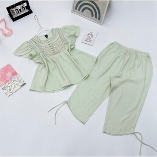 Bộ baby doll lững chất tole lanh hàng vnxk