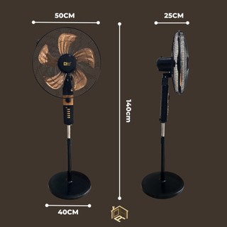 Quạt cây đứng camel 5 cánh đồng, tiết kiệm điện năng