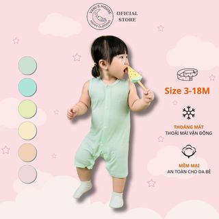 Bộ body ba lỗ cho bé trai bé gái punchun puss24d03