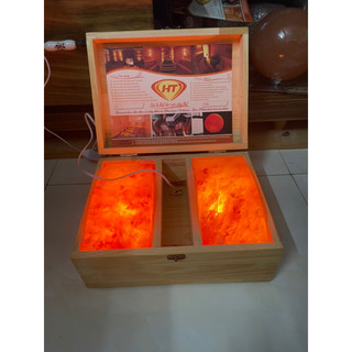 đá muối xông chân