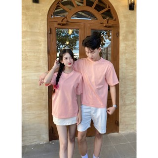 Set 2 áo thun nam tay lỡ cổ tròn cotton NORAMAX dáng Unisex co giãn thoáng mát CBTB2407