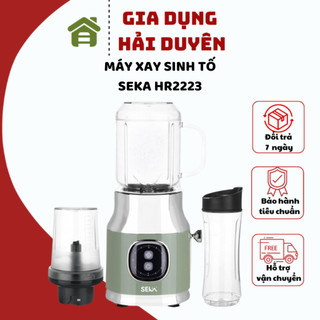 Máy xay sinh tố Seka HR2223 thiết kế 3 cối, say phân loại thực phẩm dễ dàng công suất 500W say mịn