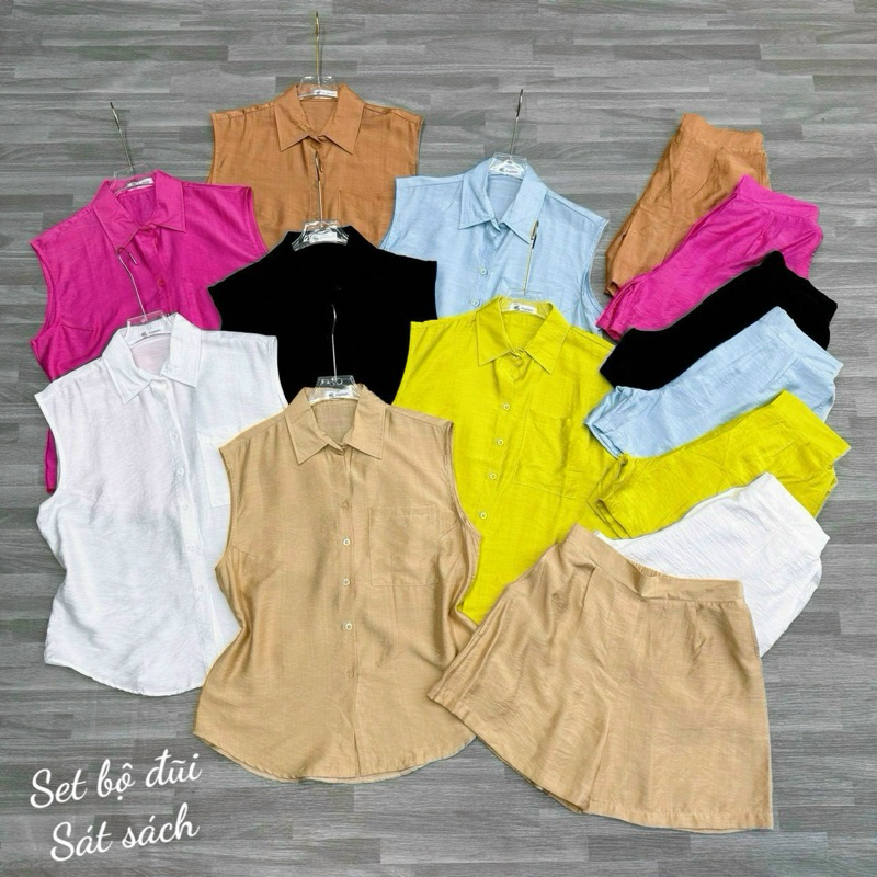 Set bộ đùi áo sát nách