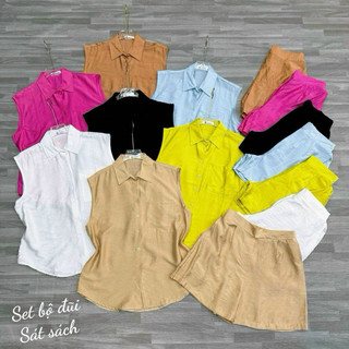 Set bộ đùi áo sát nách