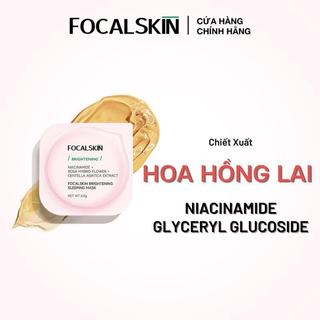 【CHỈ LIVESTREAM】【DEAL 1K】FOCALSKIN Mặt ngủ Hoa Hồng Trà NIACINAMIDE hỗ trợ dưỡng ẩm Hũ 4.5G
