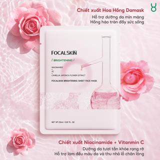 【CHỈ LIVESTREAM 【DEAL 1K FOCALSKIN Mặt Nạ BrightBalance hỗ trợ dưỡng da sáng khỏe