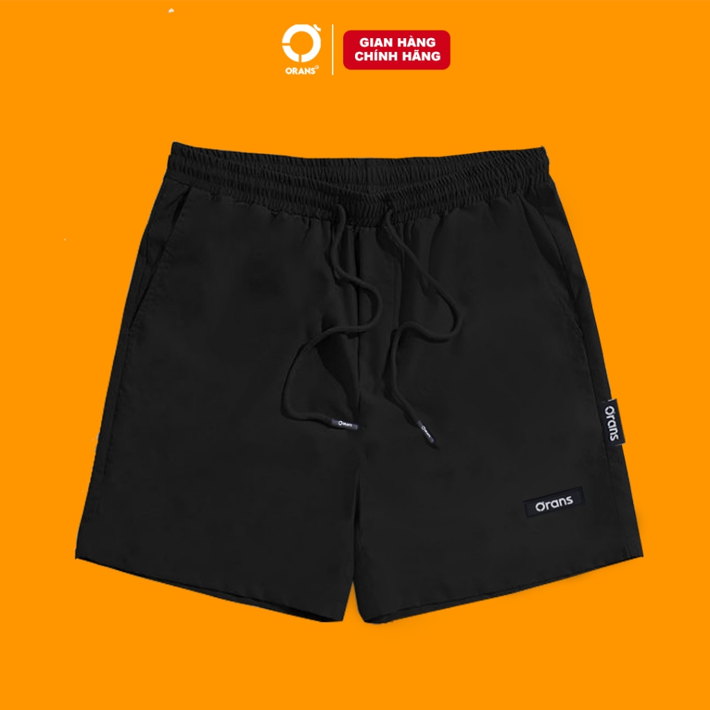 (SẢN PHẨM TRẢI NGHIỆM) Quần short Unisex trơn chất da cá thương hiệu Orans