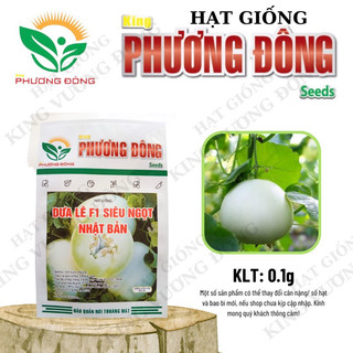 Hạt giống dưa lê siêu ngọt f1 nhật bản 0,1gr - mua 3 tặng 1 cùng loại - hạt giống king phương đông