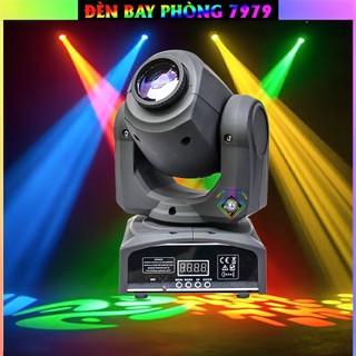 Đèn laser moving head 30w có viền led với 3 chế độ chạy auto, sound, dmx dùng cho bar, sân khấu