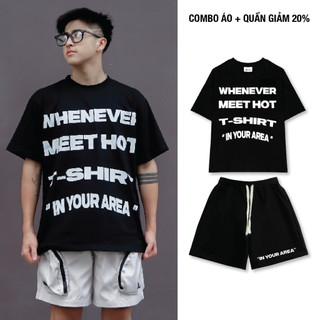 Áo Thun THE XIDE in chữ WHENEVER mã 06 Local Brand Chính Hãng Unisex Form Rộng Oversize Premium Cotton 100% 270gsm