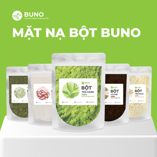 Bột mặt nạ thiên nhiên đắp mặt dưỡng với 20 loại từ thiên nhiên chuẩn 100% oganic - BUNO STORE