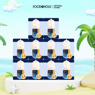 Combo 10 Mặt nạ dưỡng chất Collagen giảm nếp nhăn, căng bóng da Foodaholic Anti Aging Essential Mask 23g x10