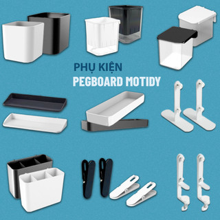Phụ kiện pegboard, bảng lỗ, móc treo, khay, giá đỡ, giỏ đựng đồ đa năng - đầy đủ, cập nhật liên tục